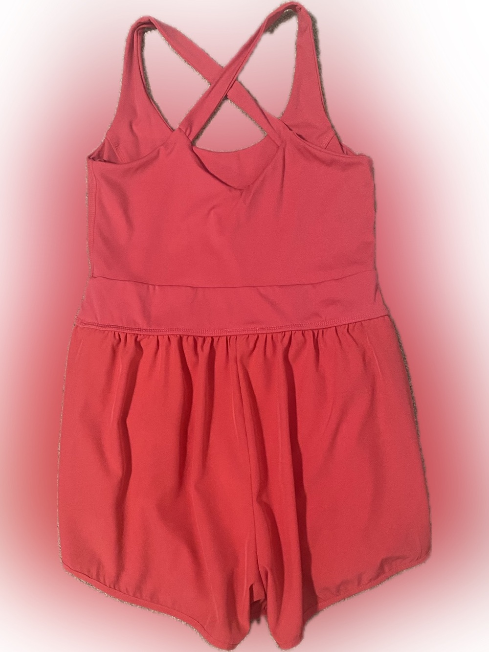 Talulah Cross-Back Pink Romper Size Medium